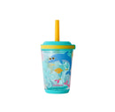 12oz Cartwheel Ocean Friends Straw Cup - Teal Blue