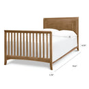Twin/Full-Size Bed Conversion Kit - Hazelnut