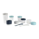 Clip Containers and Spoons Set - Rain Colors