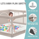 Baby Playpen with Mat - 47x47 Inch Safe Play Area