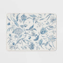 Cork Floral Placemat - Blue