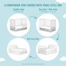 Chelsea 5-in-1 Convertible Crib - White