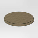 2pk Textured Faux Leather Charger Olive - Threshold™