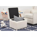 Adrian Swivel Glider with Storage Ottoman - Performance Cream Linen