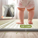 Extra Large Foldable Reversible Baby Play Mat with Edge Reinforcement