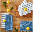Cotton Kitchen Towels - Light Blue
