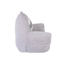Cuddo Buddies Gray Sloth Plush Chair for Toddlers