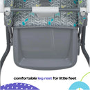Simple Fold Full Size High Chair with Adjustable Tray