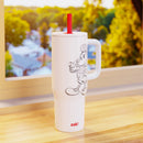 30oz Stainless Steel Vacuum Tumbler - White