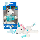 Unicorn Lovey with Pink One-Piece Pacifier