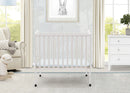 Folding Portable Mini Baby Crib - White