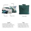 Bebejan Peacock Jardin 5 Piece Reversible Comforter Set - King