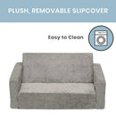 Convertible Sofa to Lounger - Grey