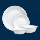 Winter Frost White 16-piece Mugless Dinnerware Set, Service for 4