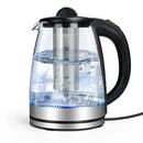 Electric Kettle with Stainless Steel Removable Infuser: 2L