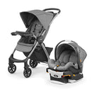 Chicco Mini Bravo Plus Travel System - Slate | Grey Mini Bravo Plus Slate
