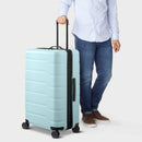Hardside Large Checked Suitcase - Muddy Aqua