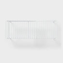 Expandable Collapsible Wire Cabinet Shelf White - Brightroom™