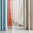 Light Filtering Diamond Weave Window Curtain Panel - Gray
