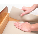 18"x4' Zip-N-Fit Premium Non-Adhesive Ribbed Shelf Liner Taupe