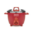 Stainless Steel Rice Cooker & Warmer - Red