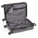 Hardside Large Checked Suitcase - Dark Gray