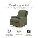 Electronic Swivel Glider Recliner - Olive Boucle