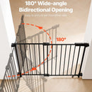 Adjustable Baby Gate - Black