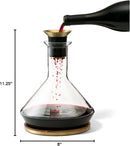 Wine Decanter With Acacia Wood Coaster