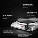 Electric Countertop Single Burner - Silver