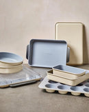 Non-Stick Ceramic 1 lb Loaf Pan - Gray