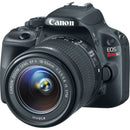 Canon EOS Rebel SL1 DSLR Camera with EF-S 18-55mm IS STM Lens (Black)