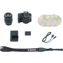 Canon EOS Rebel SL1 DSLR Camera with EF-S 18-55mm IS STM Lens (Black)
