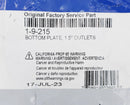 Caretaker (Jandy Zodiac In-Floor) 1.5" 5-Port Valve Bottom Plate 1-9-215
