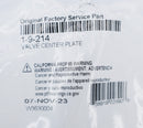 Caretaker (Jandy In-Floor) 5-Port Water Valve Center Plate 1-9-214