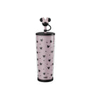 25oz Double-Wall Plastic Straw Tumbler with Topper - Black