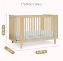 Noah 4-In-1 Convertible Crib - Natural Sandstone