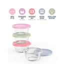 Ello Everyday 4pk 2c Round Food Storage Container Set