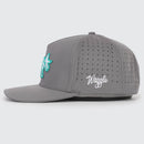 Adult Polyester Triceratops Baseball Hat - Dark Gray