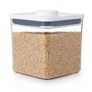 POP 2.8qt Plastic Big Square Airtight Food Storage Container Clear