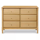 Jenny Lind Spindle 6-Drawer Dresser - Honey