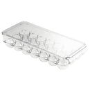 Plastic Egg Holder Fridge Organizer - Clear
