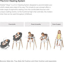 Steps Chair - White/Hazy Grey