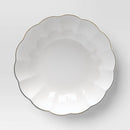 Serve Bowl Scalloped Gold Rim - Threshold™