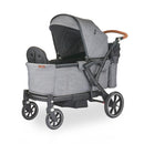 Sprout V2 Single-to-Double Size-Adjustable Stroller Wagon - Nightcliff Stone