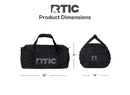 Medium Carry On Structured Collapsible Duffel Bag - Black