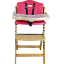Beyond Junior Y High Chair - Natural/Raspberry
