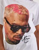 Chris Brown Autograph Big Head Tee