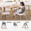 2-in-1 Portable High Chair - Fossil Gray