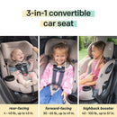 Matcha Spin SI Rotating 3-in-1 Convertible Car Seat - Mocha
